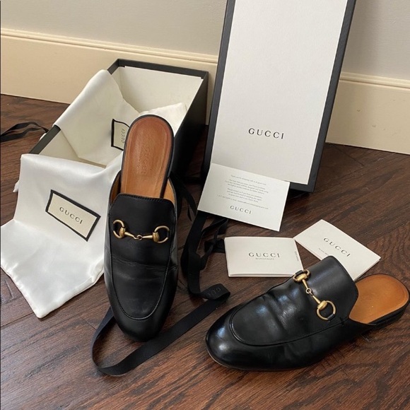 Princetown leather slippers GUCCI - Picture 5 of 8